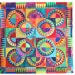 Kleurrijke quilt